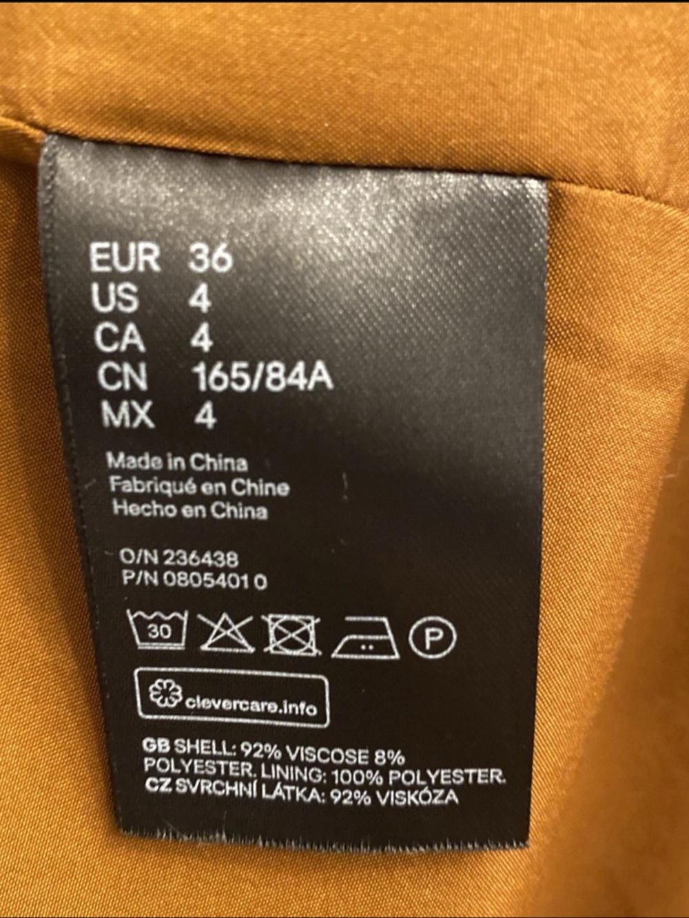💐2 for $25 H&M Double-Breasted Blazer in Rust - Picture 6 of 8